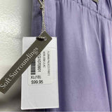 Soft Surroundings Size XL- 16 Women's Lilac Solid Wide Leg Pants