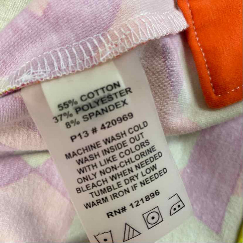 Title Nine Size M Women's Pink-Multi Pattern A Line Dress