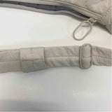 Thacker OffWhite Nylon Solid Shoulder Handbag