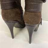 Guess Size 7.5 Women's Brown Solid Tall-High Heels Boots