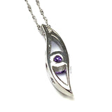Amethyst Sterling Silver Necklace