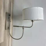 Capital Lighting Sconce Silver Metal Lamp