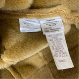 Paparazzi Women's Size Xl Camel Solid Zip Up Coat