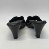 Nurture Size 7.5 Women's Black Solid Heel Sandals