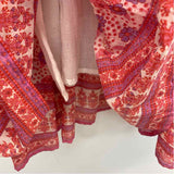 Blue Boheme Size M-L Women's Pink-Multi Floral Kaftan Dress