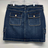 Liverpool Size 14 Women's Blue Stitches Cargo Skirt