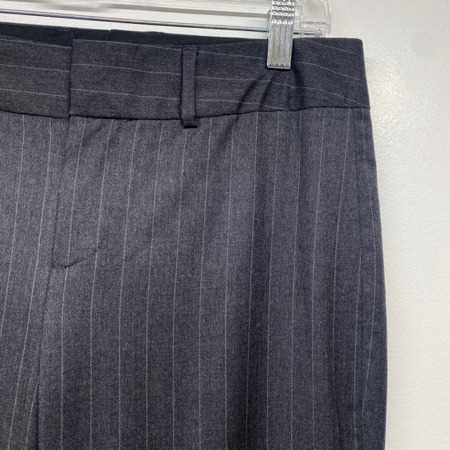 Banana Republic Size 2 Women's Gray Pinstripe Dress Pants Pants