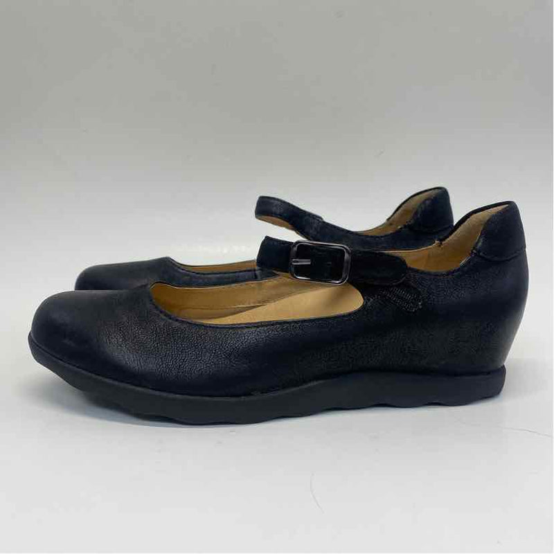 Dansko Size 38-7.5 Women's Black Solid Mary Jane Flats