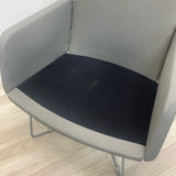Accent Gray Solid Chair