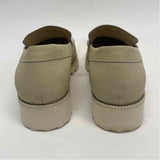 Vaneli Size 9 Women's Beige Solid Loafer Shoes