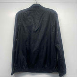 Nike Size M Women's Black Textured Windbreaker Activewear Top