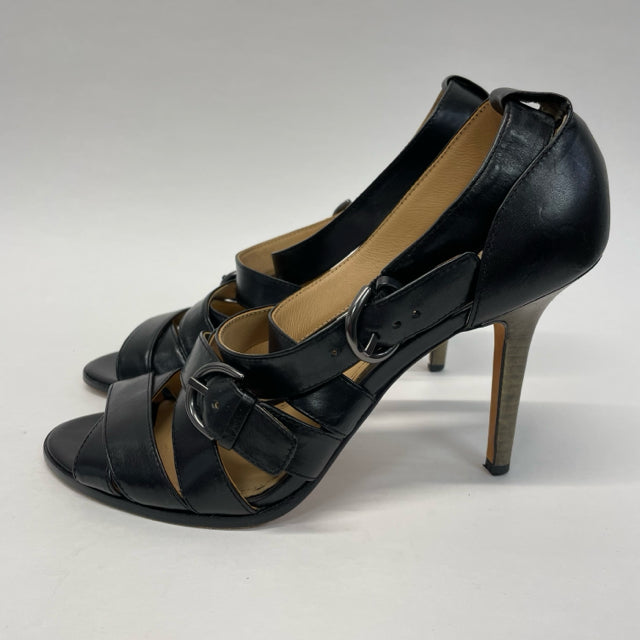 Coach Size 8 Women s Black Solid Strappy Heels