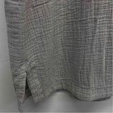 Carbon 2 Cobalt Size Xl Women's Gray Solid Shift Short Sleeve Hoodie Dress