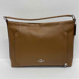 Coach Caramel Leather Pebbled Shoulder Handbag