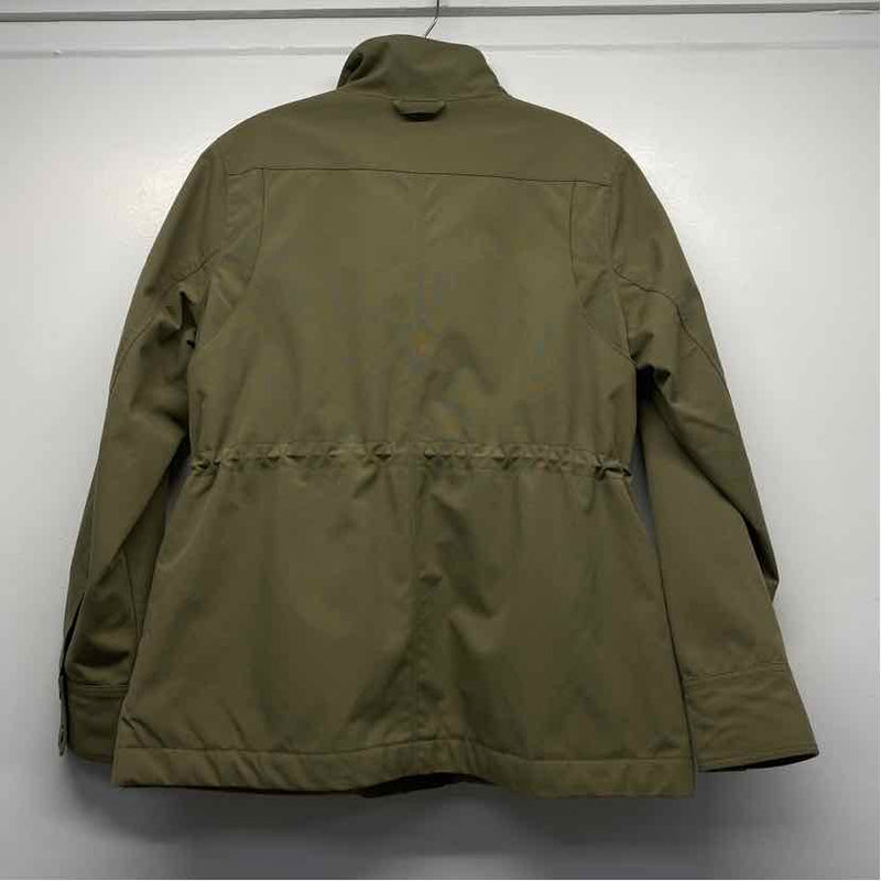 Duck Camp Women's Size M Green Solid Military Jacket