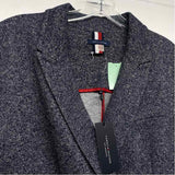 Tommy Hilfiger Women's Size 12-L Navy-White Tweed Blazer Jacket