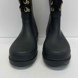 Tory Burch Size 8 Women's Black Solid Rain Boots