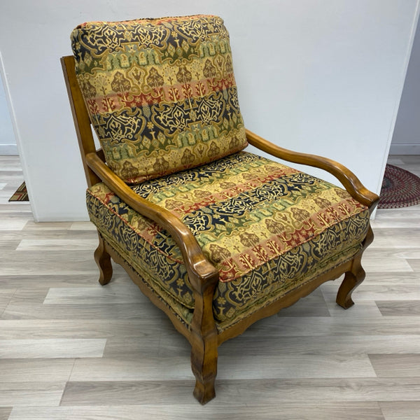 Homestead Brown-Multi Wood-Textile Chair