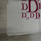Christian Dior White-Pink Monogram Square Scarf
