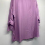 Soft Surroundings Size Xl Women's lavender Solid Pullover Blouse