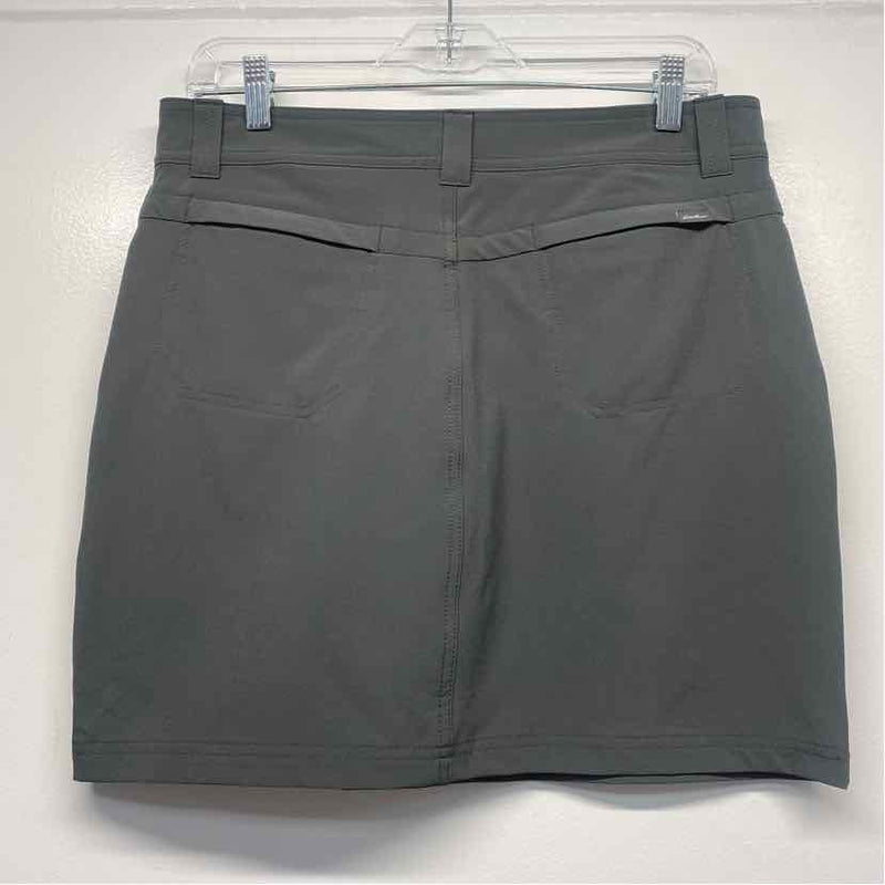Eddie Bauer Size 4 Women's Dark Gray Solid Pencil Skort
