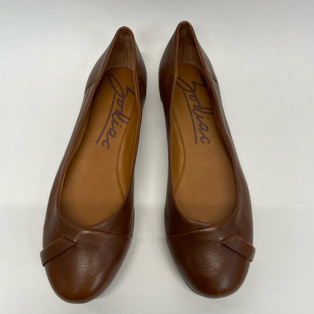 Zodiac Size 9.5 Women's Brown Solid Ballet Flats Shoes