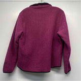 Woolrich Women's Size M Purple Solid Zip Mock Neck Jacket
