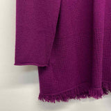 Lilly Pulitzer Size Xl Women's Purple Solid Open Front Sweater