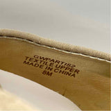 Guess Size 8 Women's Gold Shimmer Wedge Sandals