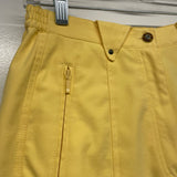 Jamie Sadock Size 4 Women's Yellow Solid Shorts
