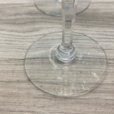 Set of 6 Atlantis Clear Lead Crystal Glassware