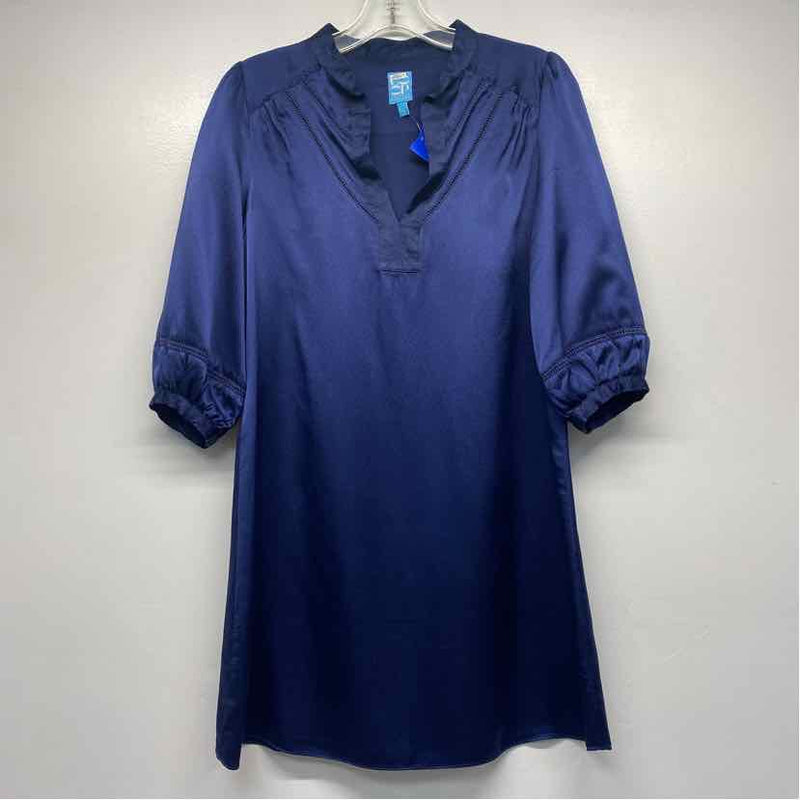 COOp Barneys New york Size XS Women's Blue Solid Tunic Dress