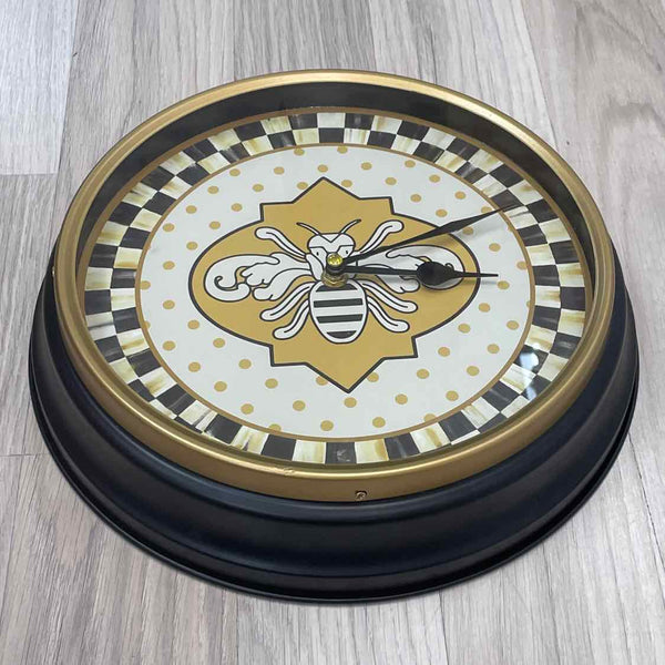Mackenzie Childs Black-Beige Clock