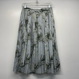 Ted Baker Size 3 ( 6-8) Women's Grey-Green Pattern Below Knee Skirt