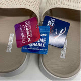 Skechers Goga Mat Size 7 Women's Tan Cut Out Slip On Sandals