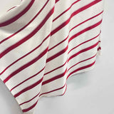 Banana Republic Size 2-XS Women's White-Red Stripe Scarf Dress