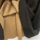Three Dots Size M Women's Black-Brown Color Block Long Sleeve Dress