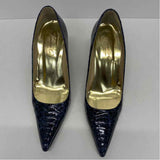 Kenneth Cole Size 6 Women's Blue-Black Animal Print Pump Shoes