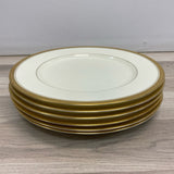 Noritake Ivory-Gold Bone China Plates - Set of 6