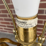 Table Top Gold-Multi Porcelain Lamp