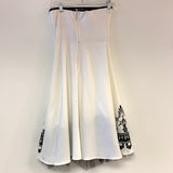 Speechless Women's Size S White Embossed Polyester Blend Strapless Dress