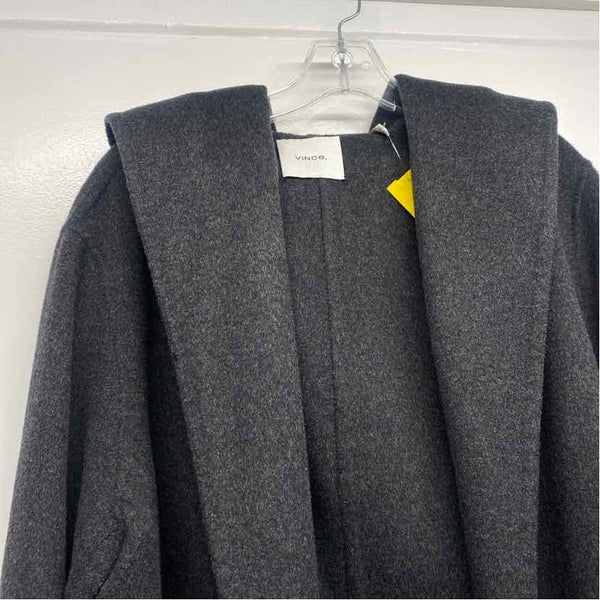 Vince Women's Size L Gray Solid Kimono Coat