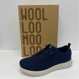 Woolloomooloo Size 7.5-8 Unisex Navy Solid Slip On Sneakers