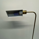 Adjustable Height Brass Floor Lamp