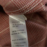 Frank & Eileen Est 1947 Size M Women's Red-White Plaid Button Up Shirt