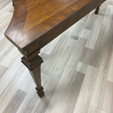 Drexel Brown Wood 4 Legged Console - Sofa Table