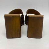 Verderosmarino Size 40-9 Women's Brown Solid Heel Sandals