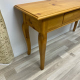 Pennsylvania House Furniture Brass Wood Console - Sofa Table