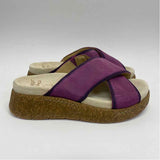 Dansko Size 37-7 Women's Purple Solid Slip On Sandals