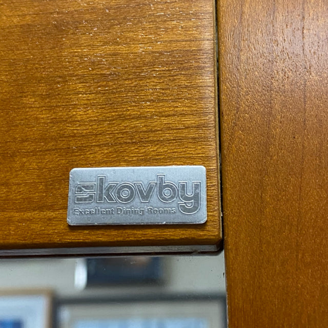 Skovby Danish Mid Century Modern Solid Brown Teak Cabinet